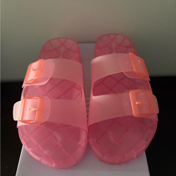 Madden Girl Light Pink Slide Sandals - Picture 3 of 3